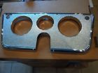 0000001 Aftermarket Chevy Truck Dash Gauge Bezel Chrome Hot Rod New