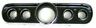 10838hr Oer Gt Instrument Gauge Bezel Black Ford Mustang