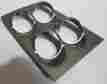 110-68-50422 68 69 F Body Silver Center Console Gauge Pod For 4 2 1 16 Aftermarket Gauges