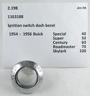 1163188 Gm Buick Special Century Roadmaster Ignition Switch Bezel