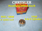 1253-117 Chrysler Headlight Switch Knob