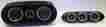 140-65-50044 65 Nova Carbon Dash Carrier Panel W Auto Meter Sport Comp Mechanical Gauges