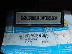 14064965 Gm Nos Chevy Monte Carlo Dash Emblem