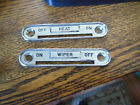 154980-81 Studebaker Heat-wiper Switch Bezels