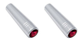 20520 2 Chrome Kenworth Long Toggle Extensions With Red Jewels Roadmaster