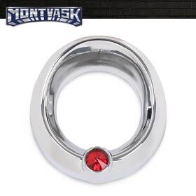 Mmo1266520 2014mmotor New Fit For 2005 And Older Peterbilt Red Jewel 2 1/4 Inch Visor Up Gauge Cover