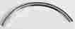 2492691 1965 Chrysler 300 Windsor Newport Upper Gauge Cluster Dash Chrome Trim Ring