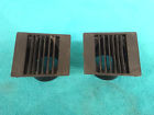 2607936-7 Original Mopar For 1967-76 A-body Models Dart Demon Duster Dash Defroster Vents 1-pr Blk Nice