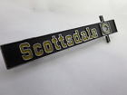 349307 General Motors Chevy Scottsdale Pickup Truck Dash Nameplate Emblem Script