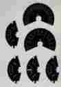 6667cgr07 Premium Dash Decal 66 67 Charger Silkscreen Overlays Electroluminesent