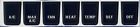 6870brn27 68-70 Decal Premium Controls Heat Dash Body