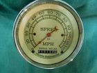 918114 Classic Instruments Vintage Series Chrome Speedometer Hot Rod