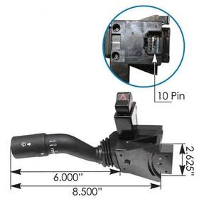 577.55017 Automann Turn Signal Switch Multi-function With 10 Pin Connection For International