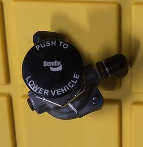 5011853 Bendix Pp-1 Suspension Dump Valve With Push Knob 40 Psi
