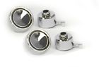 C7gy-18817-k Scott Drake Mustang Parts Ford Chrome Radio Knob Set New
