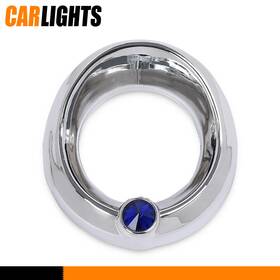 C-02itv5901abl Carlights 1x Blue Gauge Cover Jewel Visor Fit For Older Freightliner Century 2 3/8 #20830