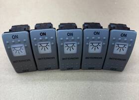 52006559 Carling Switch Lot Of 5x Interior Light Rocker