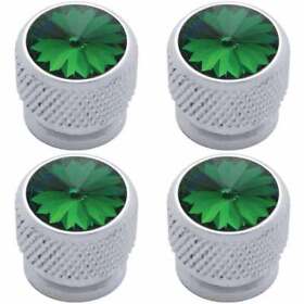 23910 Chrome Bolt Heads Green Peterbilt Style Pack Of 4