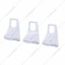 11037 Chrome Switch Cover For Kenworth T680 T880 W990 Card Of 3