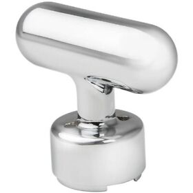 93480 Chrome T-shaped Gearshift Knob With Top Adapter For 13/15/18 Speed Eaton-fuller