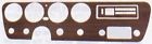 Cut-dsh-025 Rem Automotive Inc Oldsmobile Dash Insert For Cutlass Cluster Elm