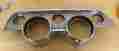 D4zb-6904338-cb Ford 1967 Mustang Brushed Aluminum Dash Or Instrument Bezel