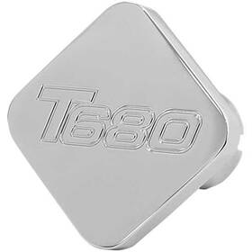 Delpann Ck-t680-s Chrome-plated Aluminum Square Knob With Kenworth T680 Logo Engraved