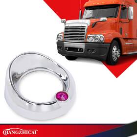Ds-auto-parts Dsa233289 Fit For 2005 And Older Peterbilt Purple Jewel 2 1/4 Inch Visor Gauge Cover Usa