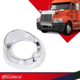 Ds-auto-parts Dsa357940 Fit For Older Freightliner Century Clear Visor 2 3/8 Inch Gauge Cover White New