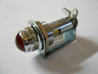 F420125 Track Force Universal Red Instrument Indicator Light Dash Mount Chrome