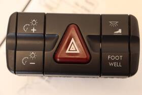 06-66446-002 Freightliner 2008-2022 Cascadia 125 Dash Dimmer Light Hazard Switch Panel Oem