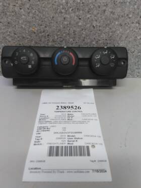 A22-60645-101 Freightliner 2389526 Replaces Cascadia 125 2015 Temperature Control