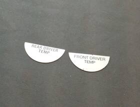 Freightliner 48099 2 Driver Temperature Gauge Emblem For - 3m Adhesive