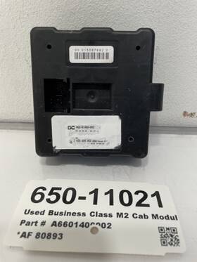 A6601400002 Freightliner 2020 Business Class M2 Cab Module 650-11021