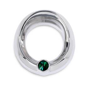 Alo139685 G-plus Fit For Older Freightliner Century With Jewel Visor 2 3/8 Inch Gauge Cover Green