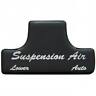 21026-1k Glossy Black Suspension Air Switch Guard Sticker Fits Freightliner