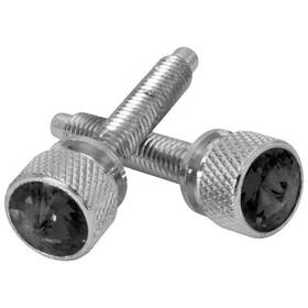 Grand General 67296 1-3/8 Inch Chrome Long Dash Screws With Black Jewel For Kenworth