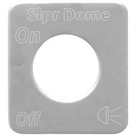 Grand General 68594 Stainless Steel Sleeper Dome Switch Plate For Kenworth