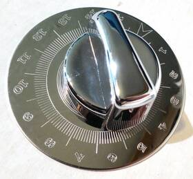 Grand General Gg 68285 Kenworth Engine Timer Shutdown Switch Kit Stainless Plate Plastic Knob Gg#68285