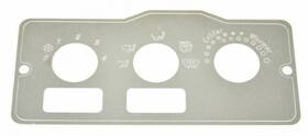 68324 Grand General Gg A/c Heater Control Plate Hvac For Peterbilt 2 Switch 3 Knob Stainless #68324