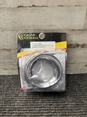 68398 Grand General Gg Gauge Cover Pyrometer Visor For 1987 05 Freightliner Peterbilt 3-3/8 Inch Od Gg#68398