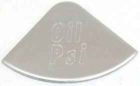 68431 Grand General Gg Gauge Emblem For Peterbilt Oil Psi Stainless Steel Block Letters Gg#68431