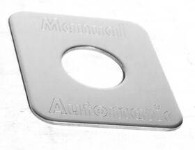 Grand General Gg 68778 Switch Plate For Freightliner Engine Fan Manual/automatic Stainless Gg#68778