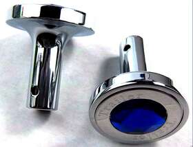 95821-95831 Grand General Gg Air Brake Knobs Tractor Trailer For Pin Mount Shaft Blue Jewel Gg#95821-95831