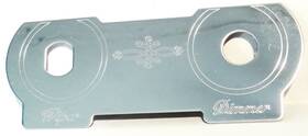 96041 Grand General Gg Switch Plate For Peterbilt Wiper Dimmer Stainless Steel Gg#96041