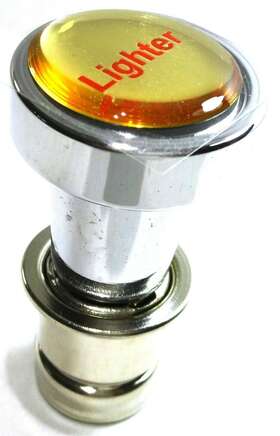 96652 Grand General Gg Cigarette Lighter Knob For A 7/8 Inch Socket Gold/red Block Letters Gg#96652