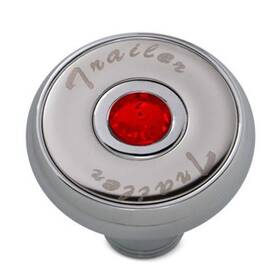 Hts3543r Hana Truck Sport Hts 3543r Air Brake Knob Deluxe Screw-on Trailer Red Jewel Chrome Body Each