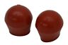 80699 Incandescent Bulb Cover For 68 89 1003 Red Silicone Medium #80699 Pair