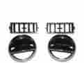 Ip029e 69 Chevelle And El Camino Dash A C Vents 2 Centers Outer Vent Balls