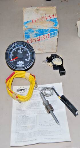 Isspro R606p-14 Rare Nos Unused 3 Inch Pyrometer Gauge Kit 0-1800f